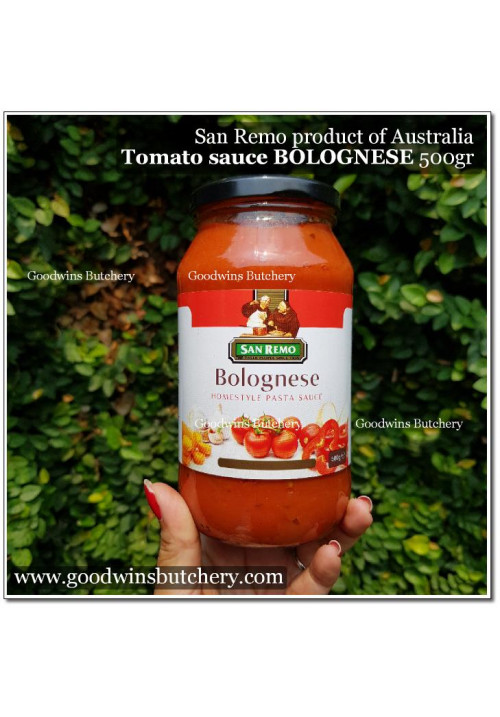 Sauce tomato SANREMO TOMATO BOLOGNESE Australia San Remo 500g
